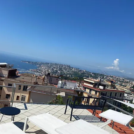 Daire Terrazza Morghen Panoramic Rooftop Napoli