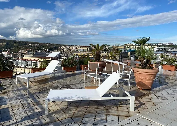 아파트 Terrazza Morghen Panoramic Rooftop *