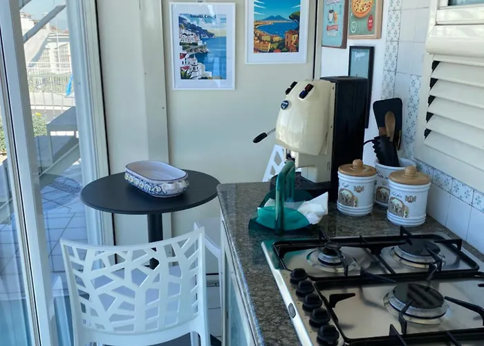 Terrazza Morghen Panoramic Rooftop 아파트 나폴리